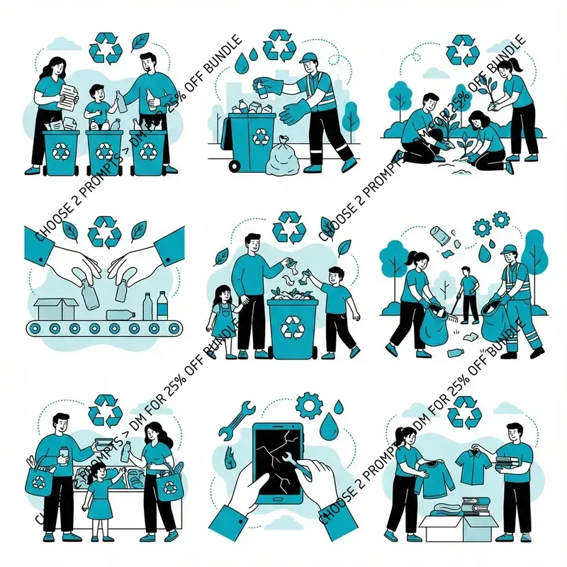 Modern Monocolor Startup Illustrations