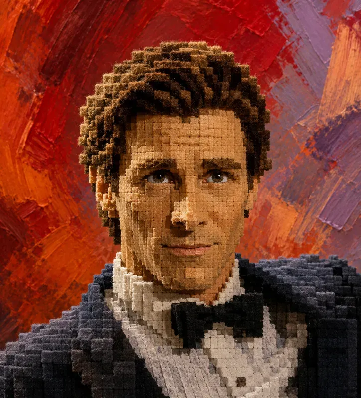 Voxel Wool Portraits