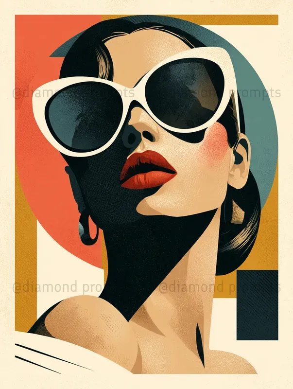 Bold Pastel Retro Illustrations
