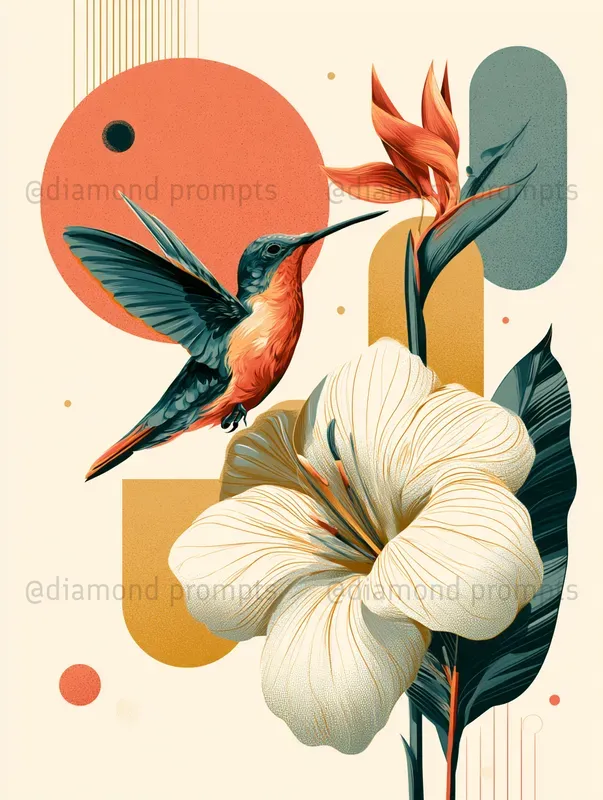 Bold Pastel Retro Illustrations