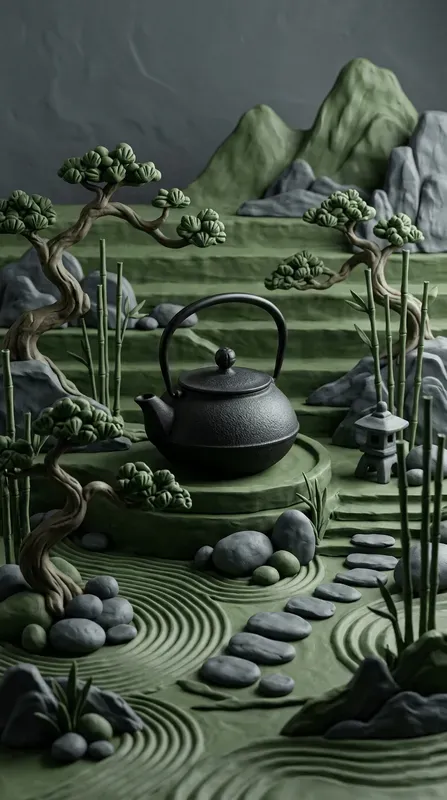 Zen Aesthetics Handmolded Clay Studios