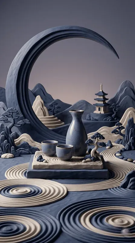 Zen Aesthetics Handmolded Clay Studios