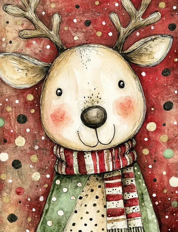 Cozy Christmas Junk Journal Ephemera