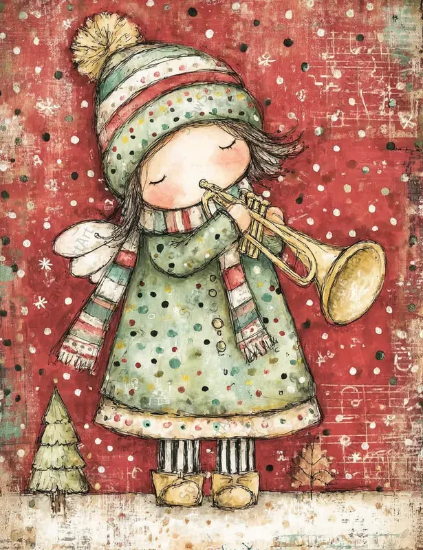 Cozy Christmas Junk Journal Ephemera