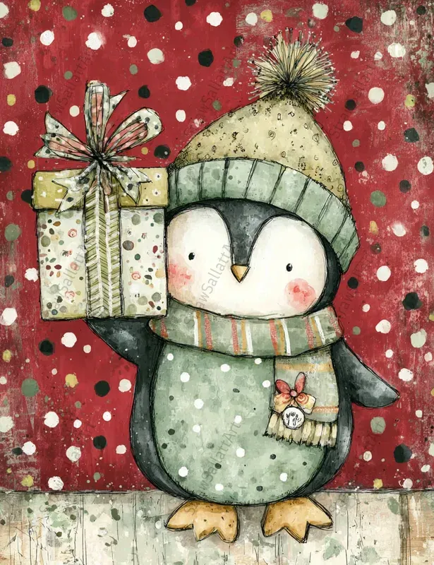 Cozy Christmas Junk Journal Ephemera
