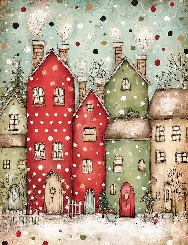 Cozy Christmas Junk Journal Ephemera
