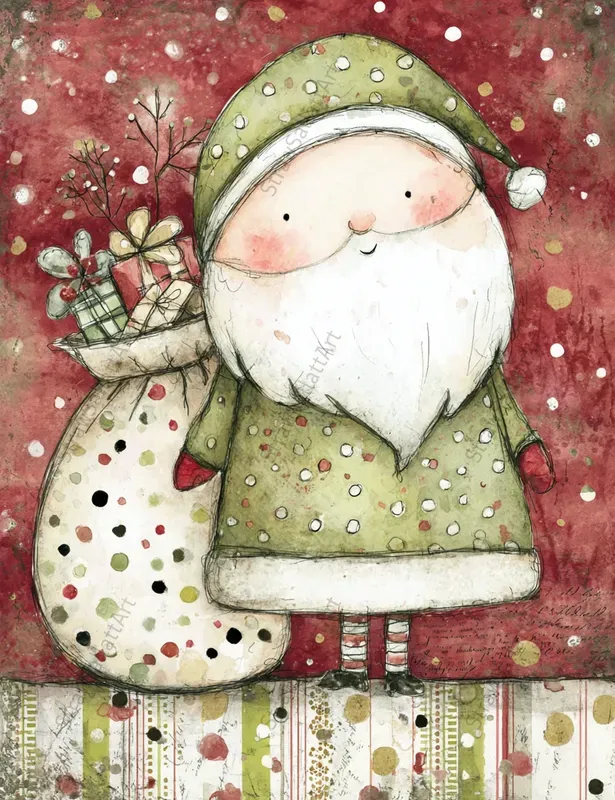 Cozy Christmas Junk Journal Ephemera