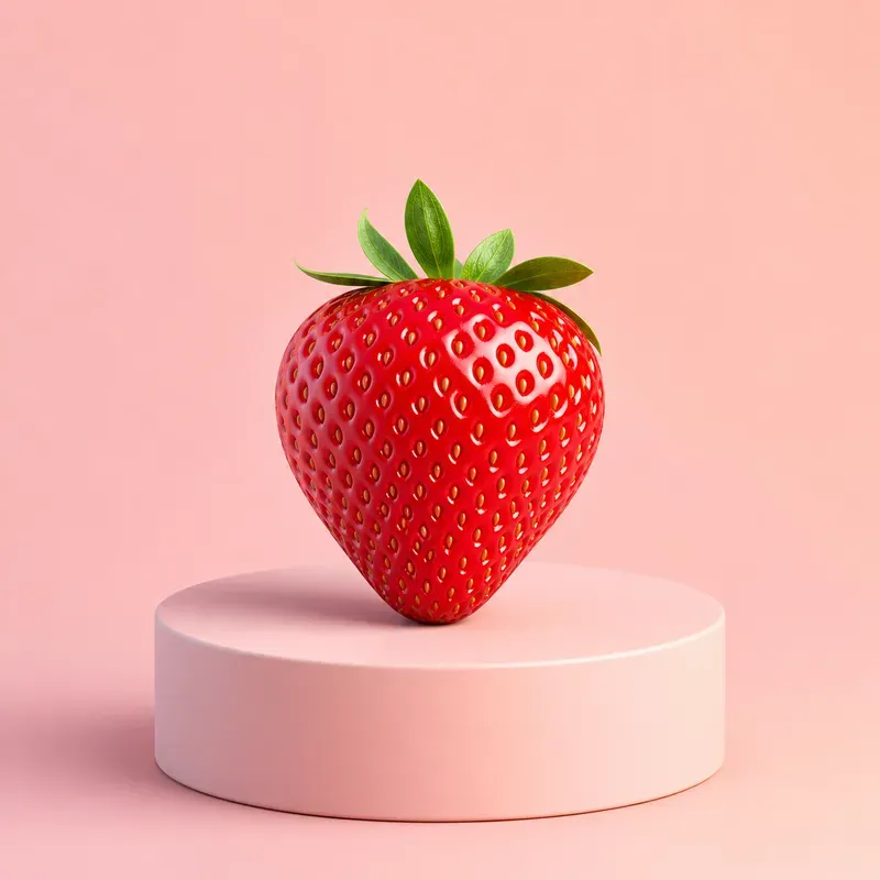 Minimal 3D Fruit Product Renders