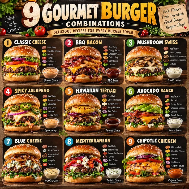 Delicious Food Infographic Posters