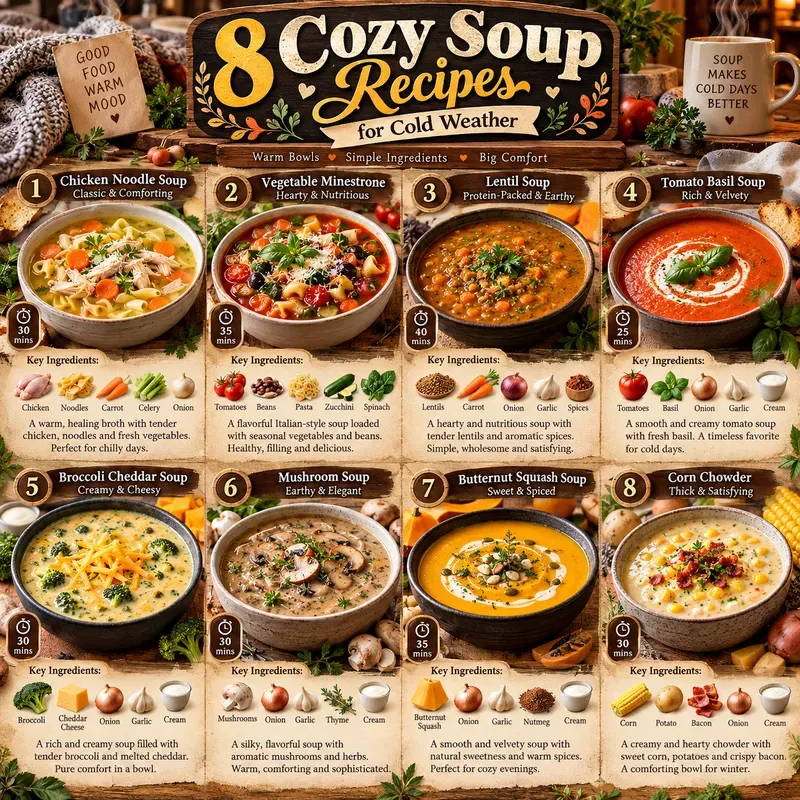 Delicious Food Infographic Posters