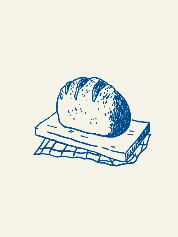 Vintage Cobalt Risograph La Dolce Vitas