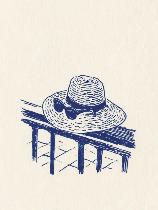 Vintage Cobalt Risograph La Dolce Vitas