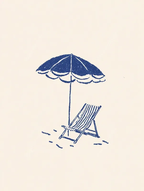 Vintage Cobalt Risograph La Dolce Vitas