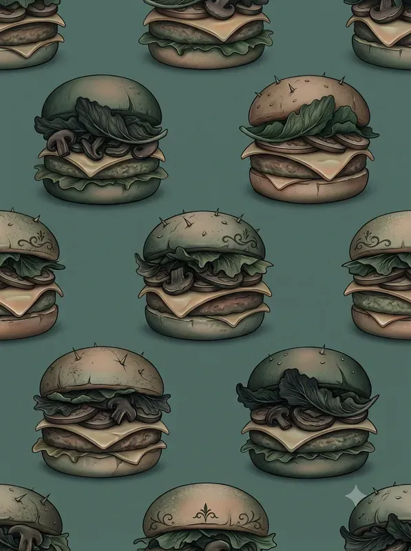 Airbrushed Surreal Seamless Patterns