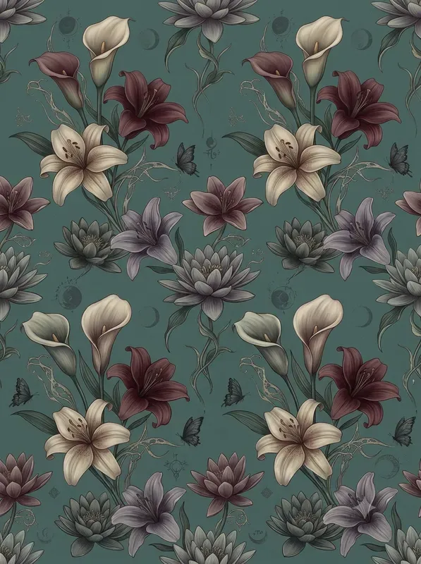 Airbrushed Surreal Seamless Patterns