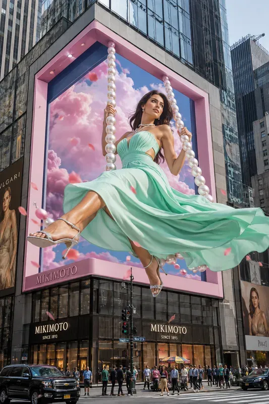 3D Anamorphic Billboard Illusions