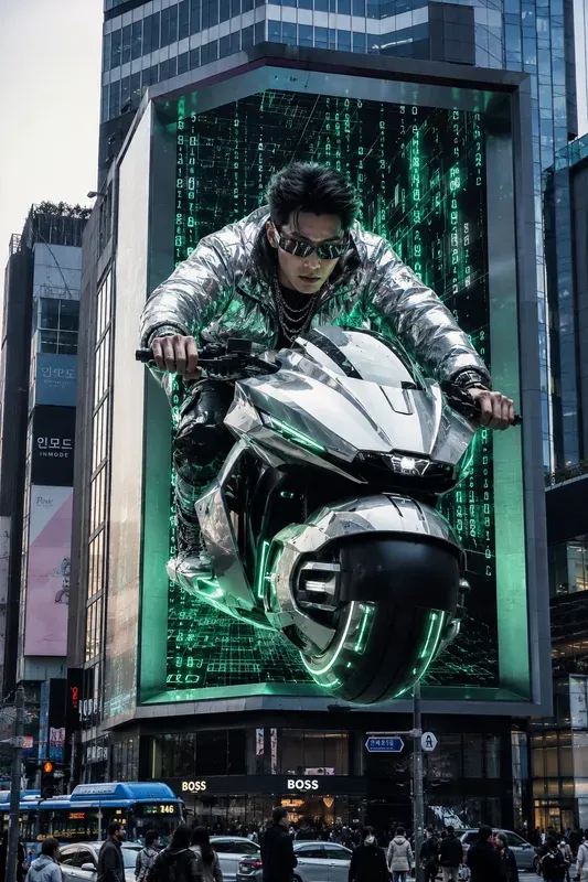 3D Anamorphic Billboard Illusions