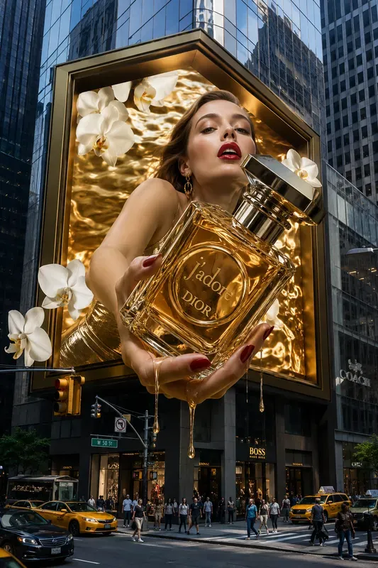 3D Anamorphic Billboard Illusions