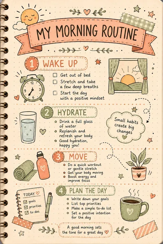Bullet Journal Doodle Infographics