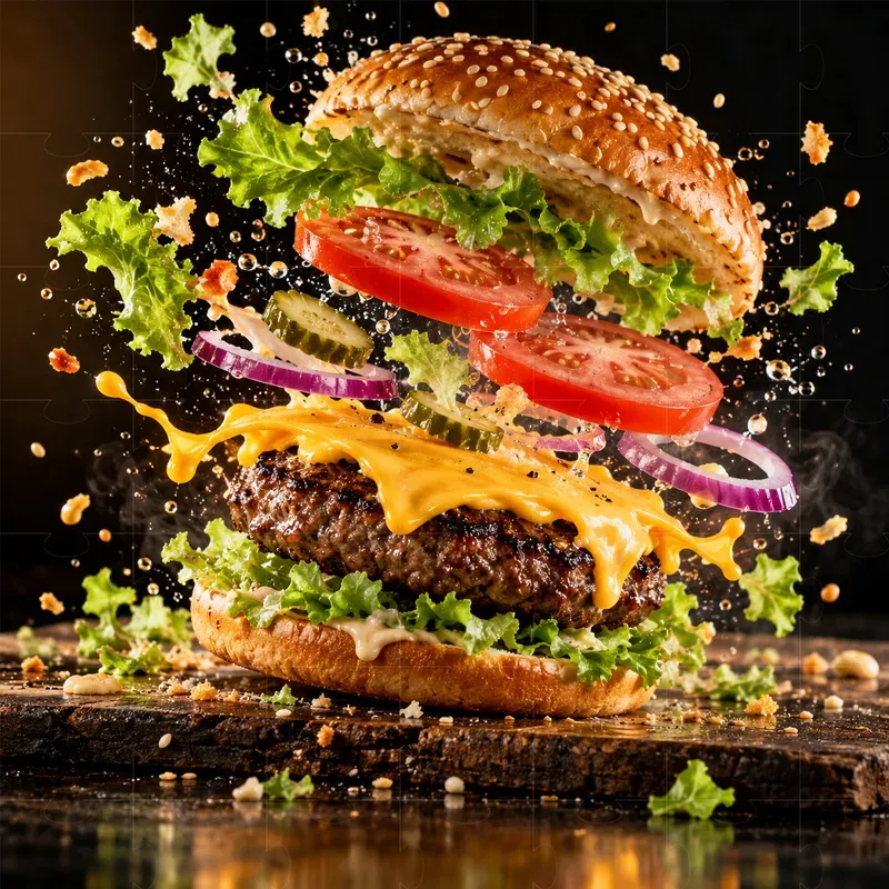 High Speed Gourmet Food Photography
