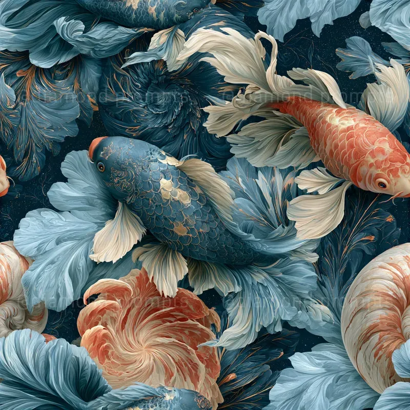 Bioluminescent Fossil Garden Patterns