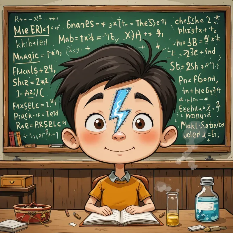 Thinking Genius Cartoon Book Portraits