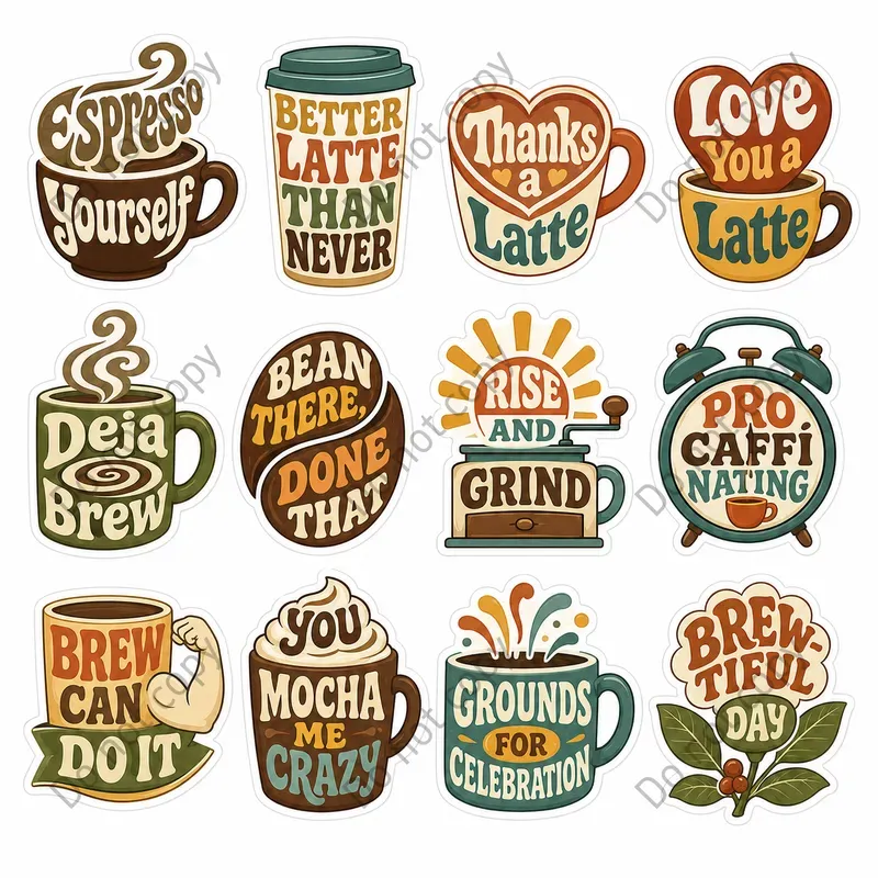 Witty Pun Sticker Bundles