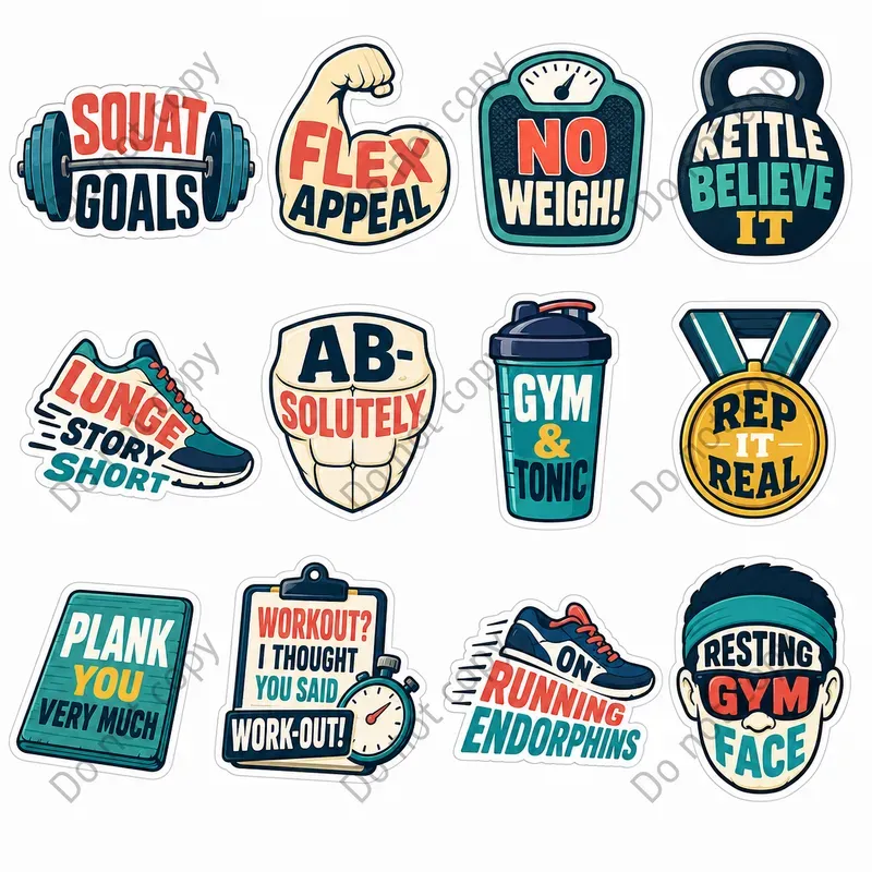 Witty Pun Sticker Bundles