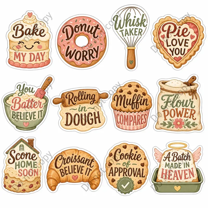 Witty Pun Sticker Bundles