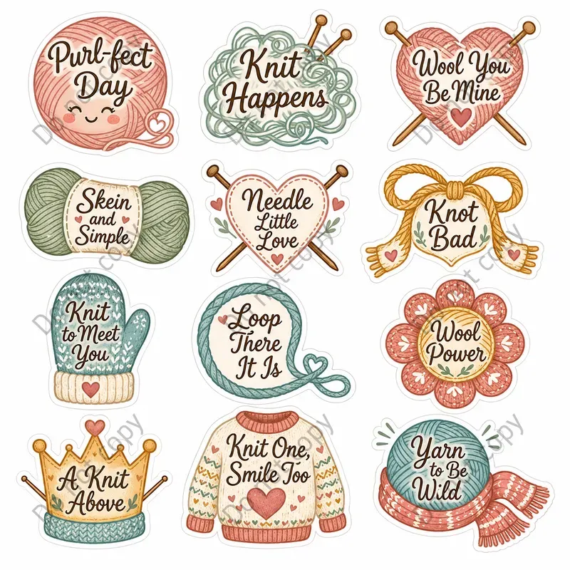 Witty Pun Sticker Bundles