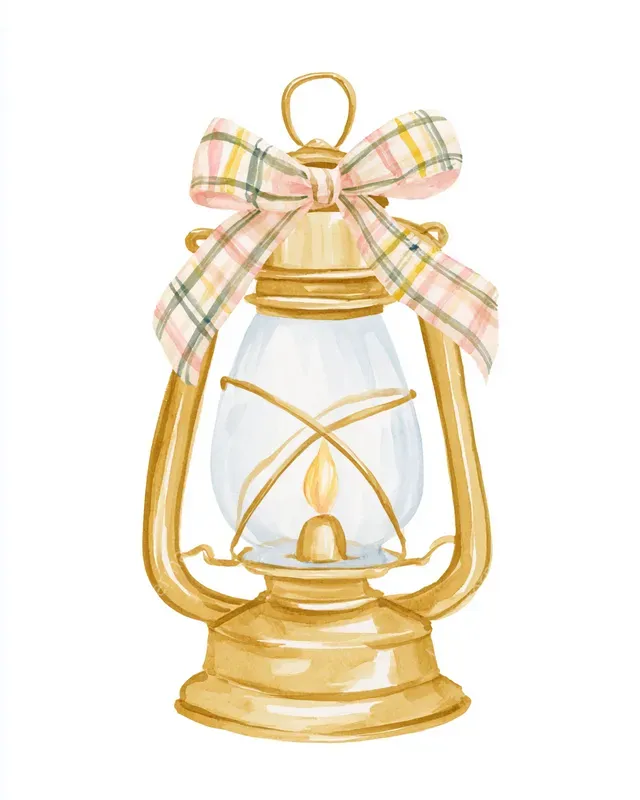 Autumn Camping Watercolor Cliparts