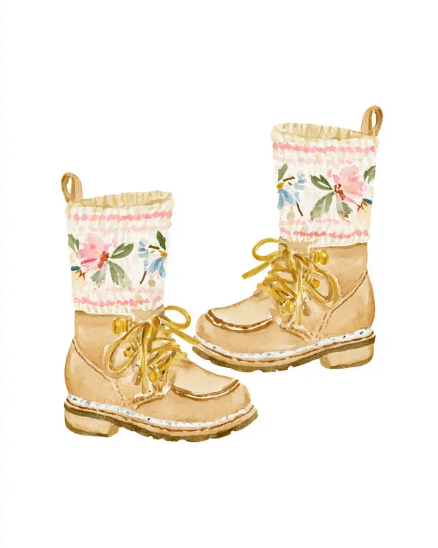 Autumn Camping Watercolor Cliparts