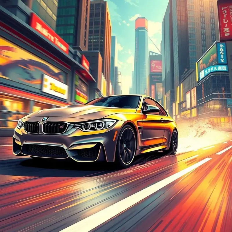 Anime Style Car Portraits