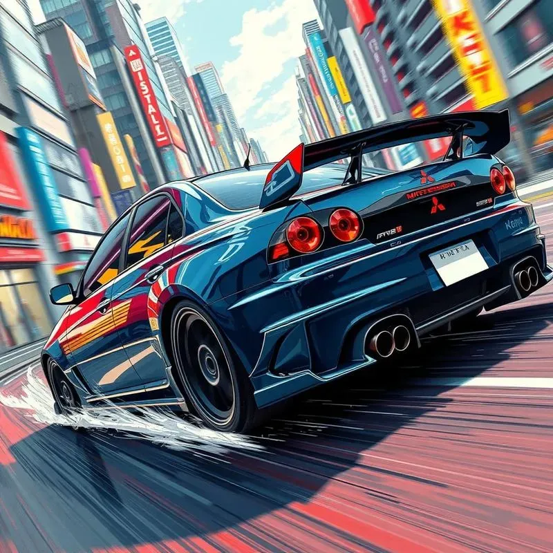 Anime Style Car Portraits