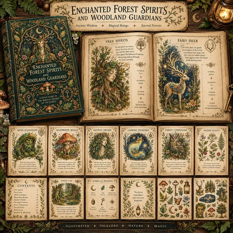 Mystical Bestiary Printable Pdfs