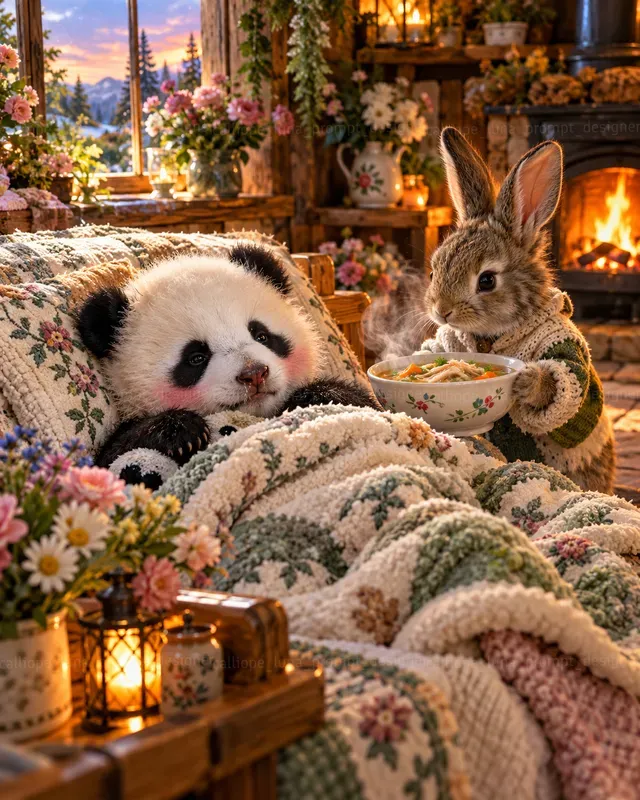 Hyperrealistic Baby Animal Sick Days