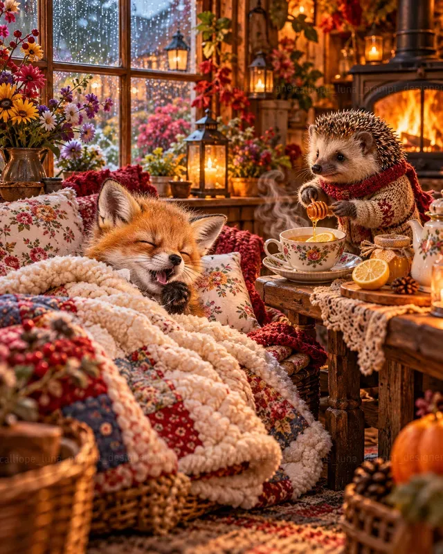 Hyperrealistic Baby Animal Sick Days