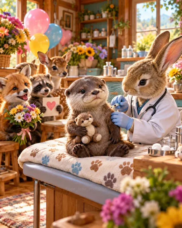 Hyperrealistic Baby Animal Sick Days