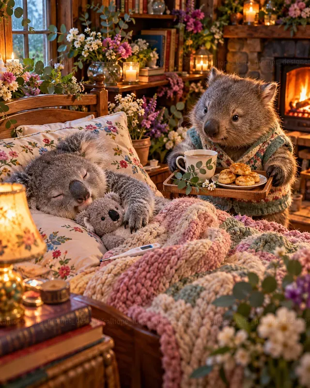 Hyperrealistic Baby Animal Sick Days