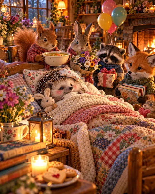 Hyperrealistic Baby Animal Sick Days