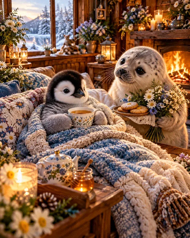 Hyperrealistic Baby Animal Sick Days