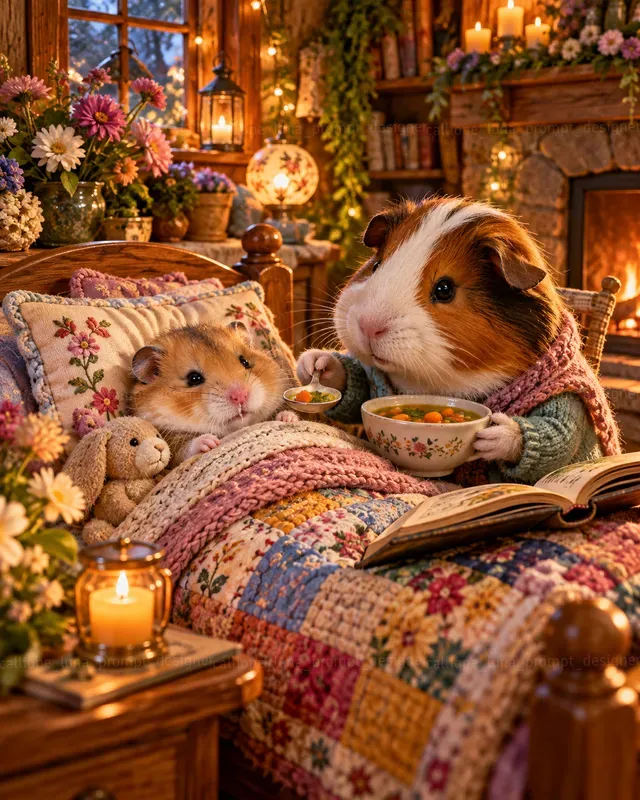 Hyperrealistic Baby Animal Sick Days