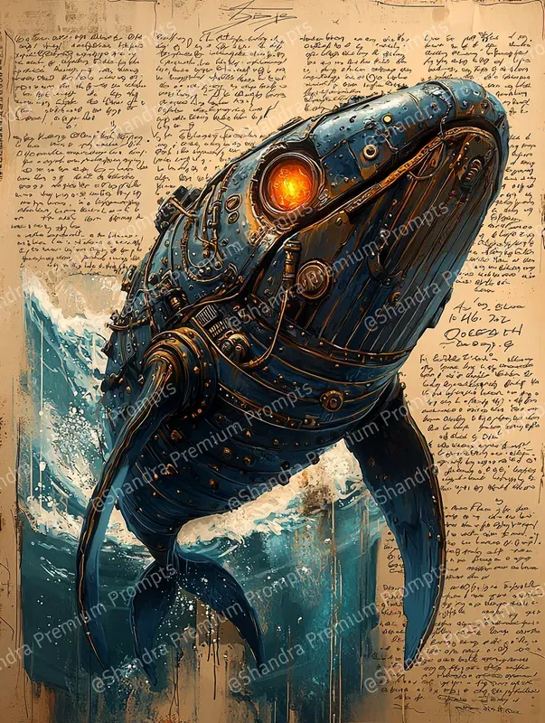 Underwater Steampunk Creatures Junk Journals