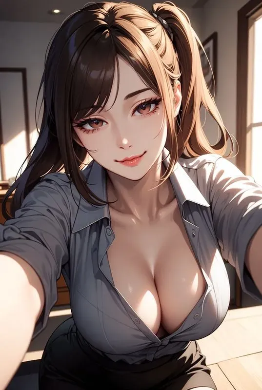 Stylized Cartoon Selfie Girls