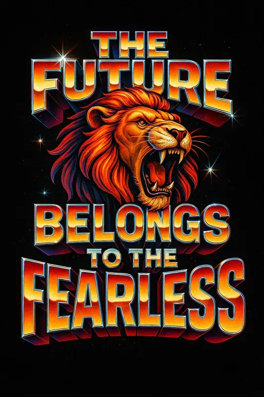 High Impact 3D Retro Quote Logos