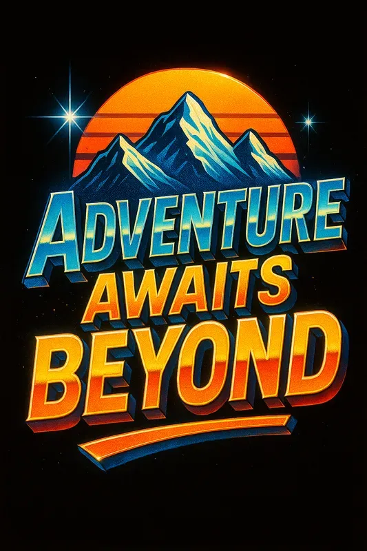 High Impact 3D Retro Quote Logos
