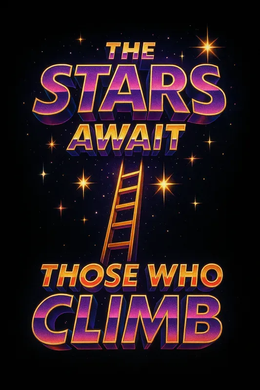 High Impact 3D Retro Quote Logos