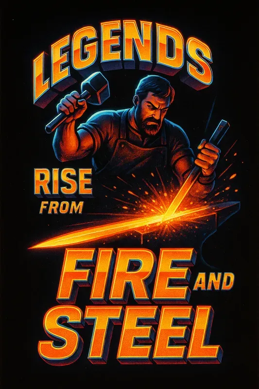 High Impact 3D Retro Quote Logos