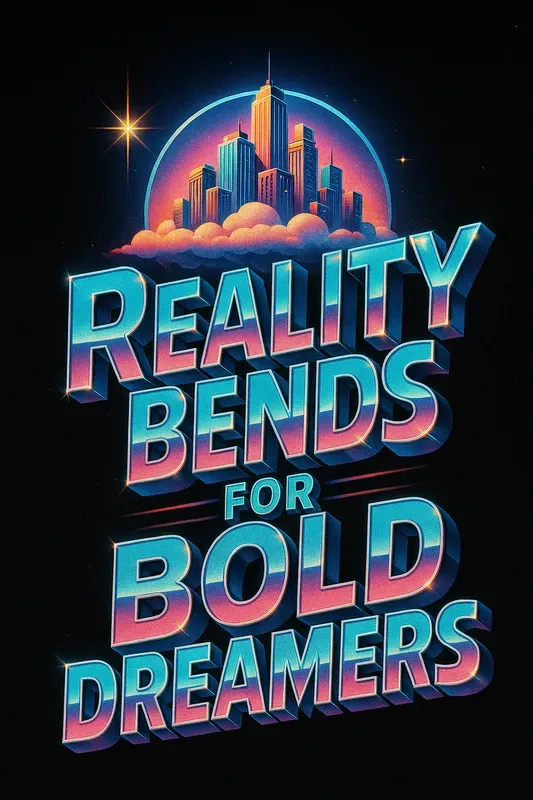High Impact 3D Retro Quote Logos