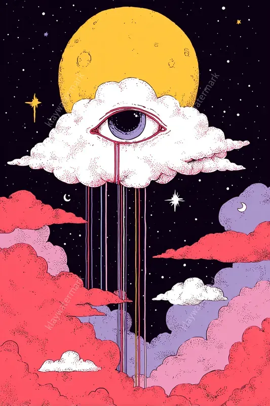 Psychedelic Melting Pop Art